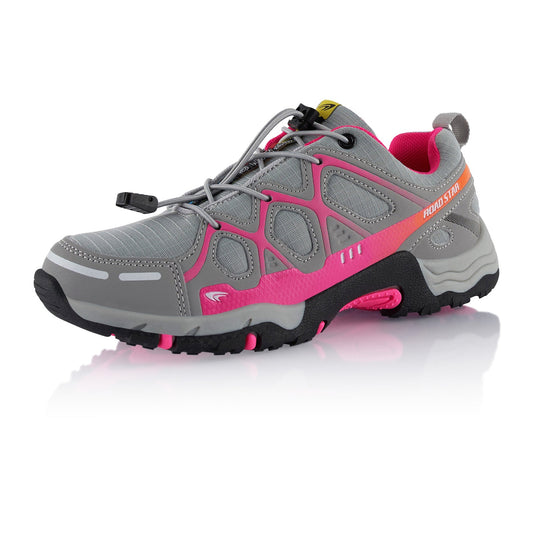 Wanderschuhe Atmungsaktive Trekkingschuhe - Grau-Pink