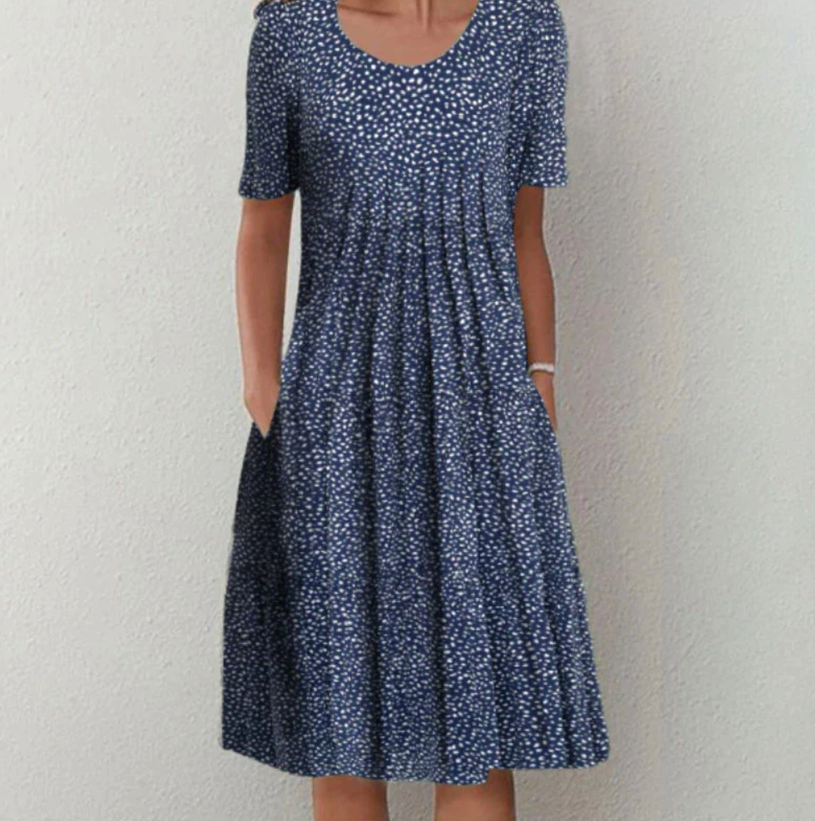 Damen Sommerkleid Mit Muster | Midi