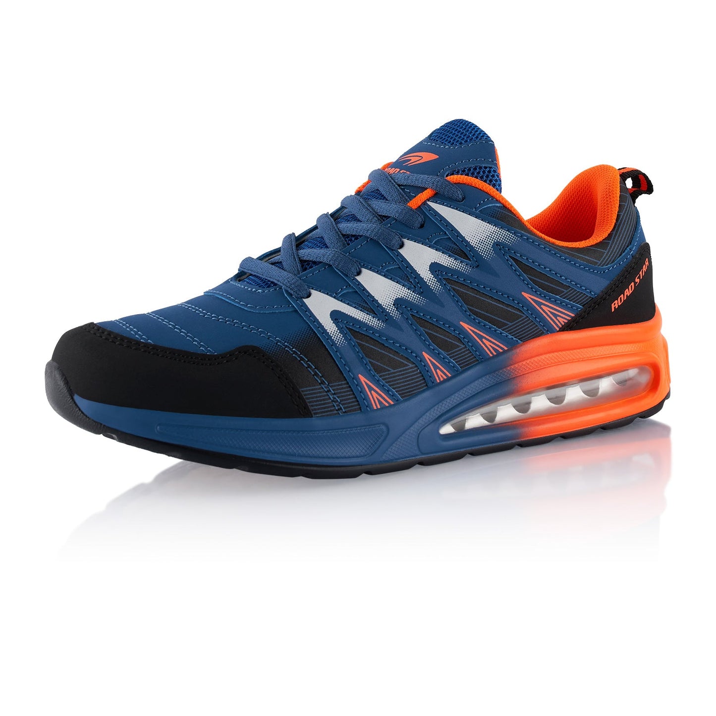 Sneaker Gedämpfte Sohle Sportschuhe - Blau-Orange
